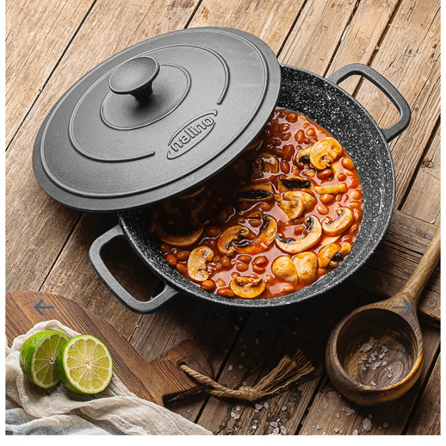 تابه چدن ووک نالینو بادرب