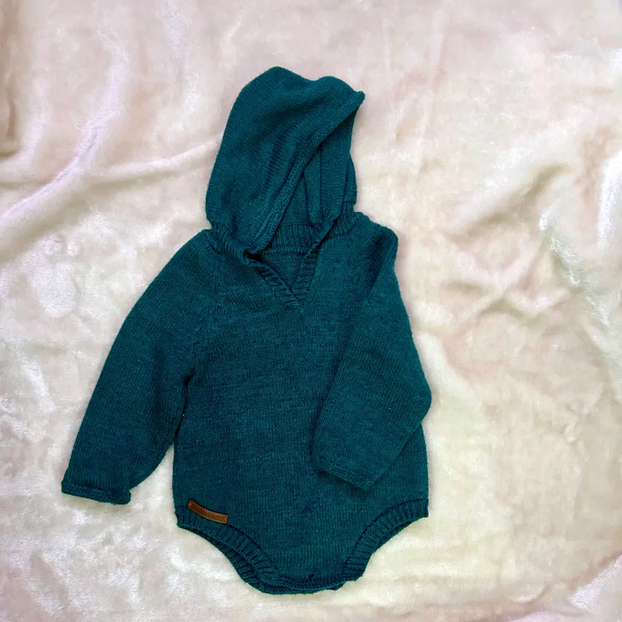 پلیور بافت کلاه دار