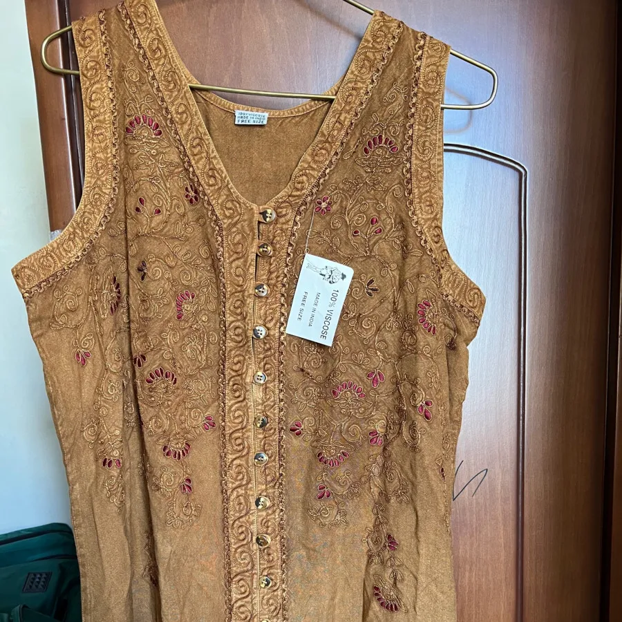 پیراهن هندی کار شده