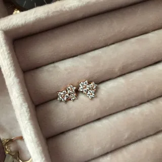 گوشواره میخی نگین دار