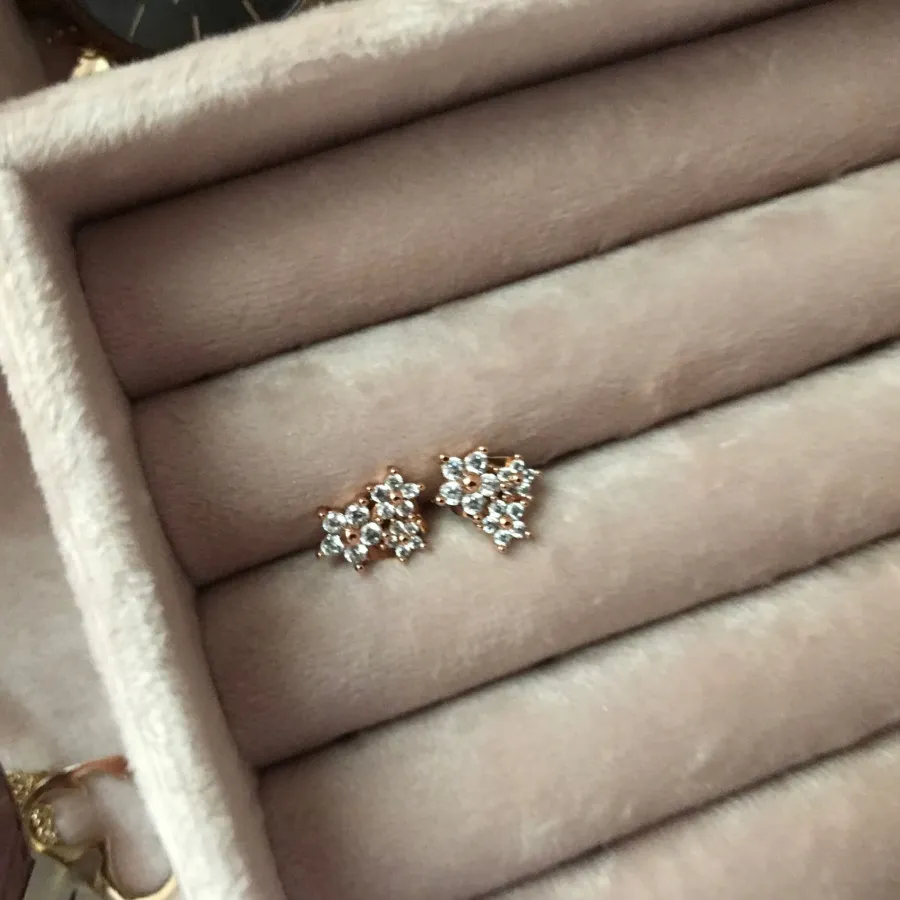 گوشواره میخی نگین دار