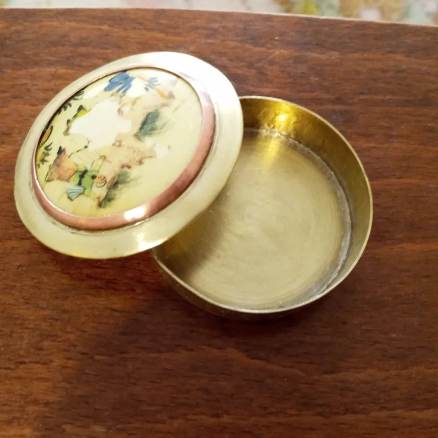 جا جواهری برنجی آنتیک