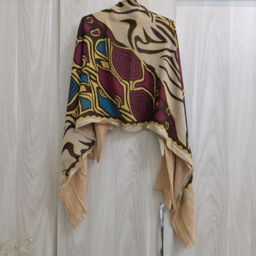 شال حریر و نخی