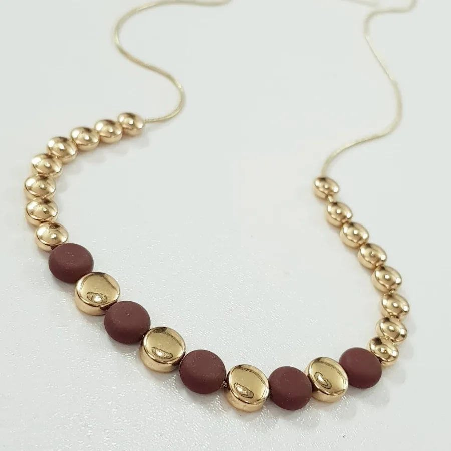 گردنبند رولباسی طلایی