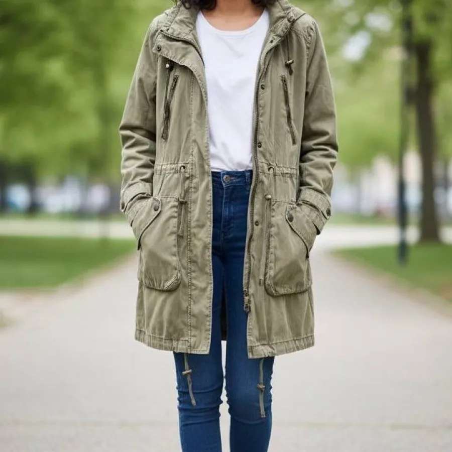 کت پاییزه سربازی دخترانه