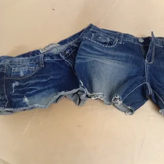 دوتا شلوارک جین