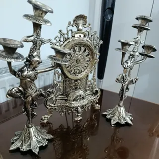 شمعدانی وساعت  آنتیک