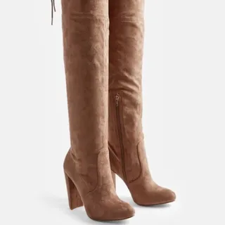 بوت پاشنه بلند جیر سایز42