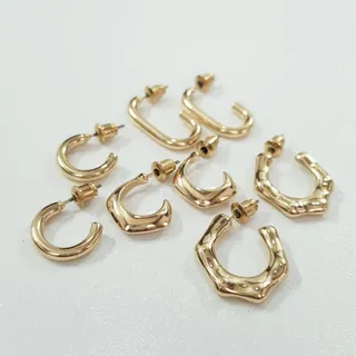 پک 4 جفتی گوشواره طلایی