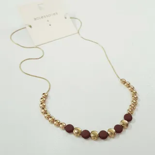 گردنبند رولباسی طلایی