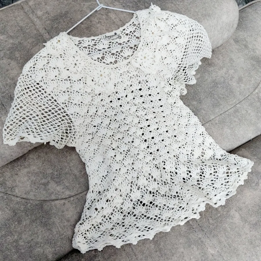 تیشرت قلاب بافی