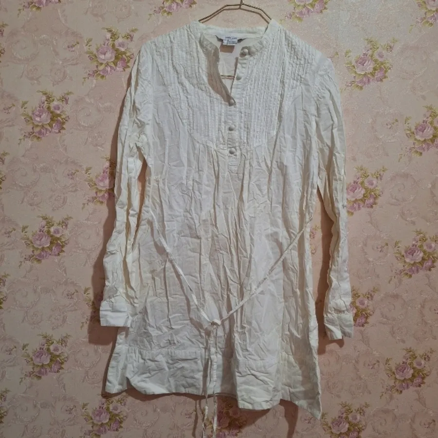 تونیک مانتویی سفید