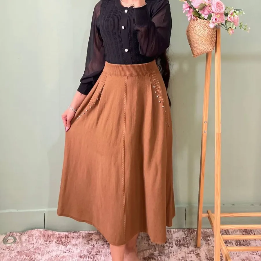 دامن جنس بافت گرم