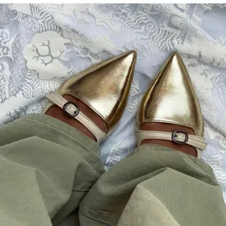 کفش طلایی تخت