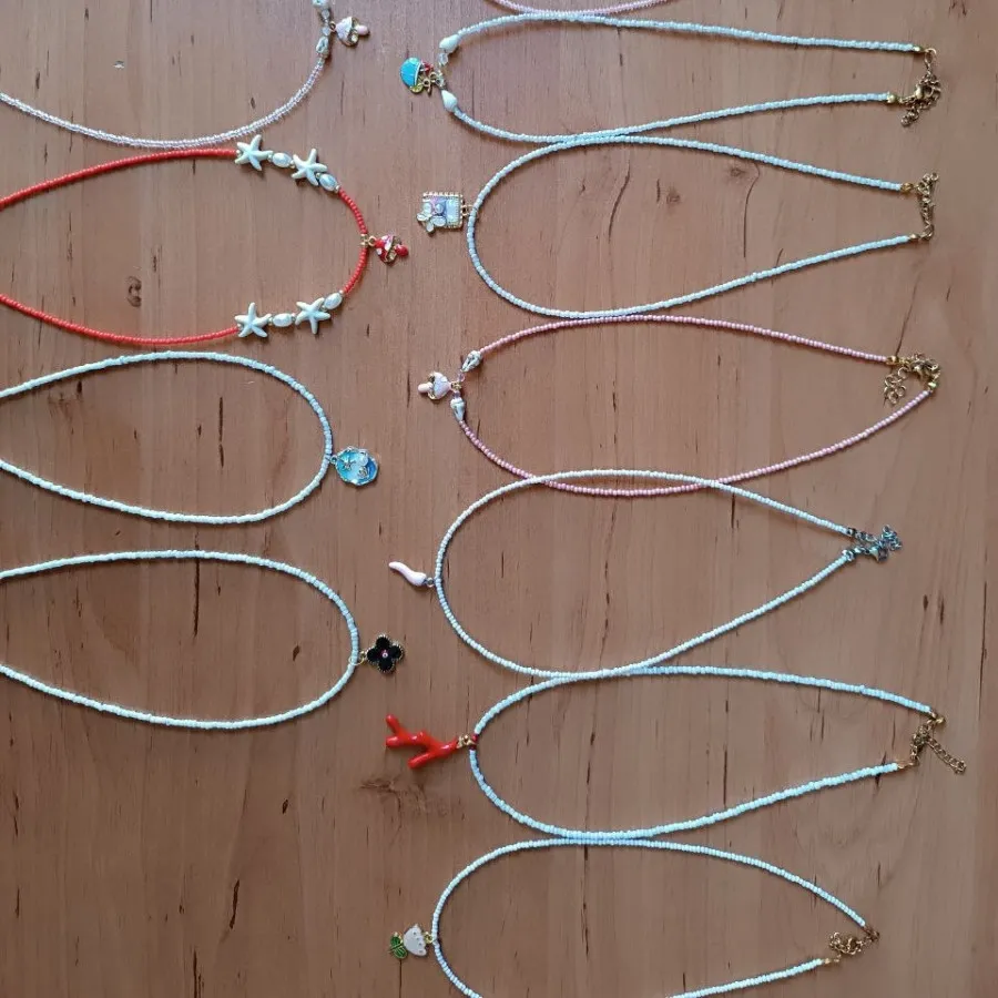 گردنبند منجوقی پلاک دار