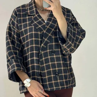 کت تک زنانه آستین پاکتی