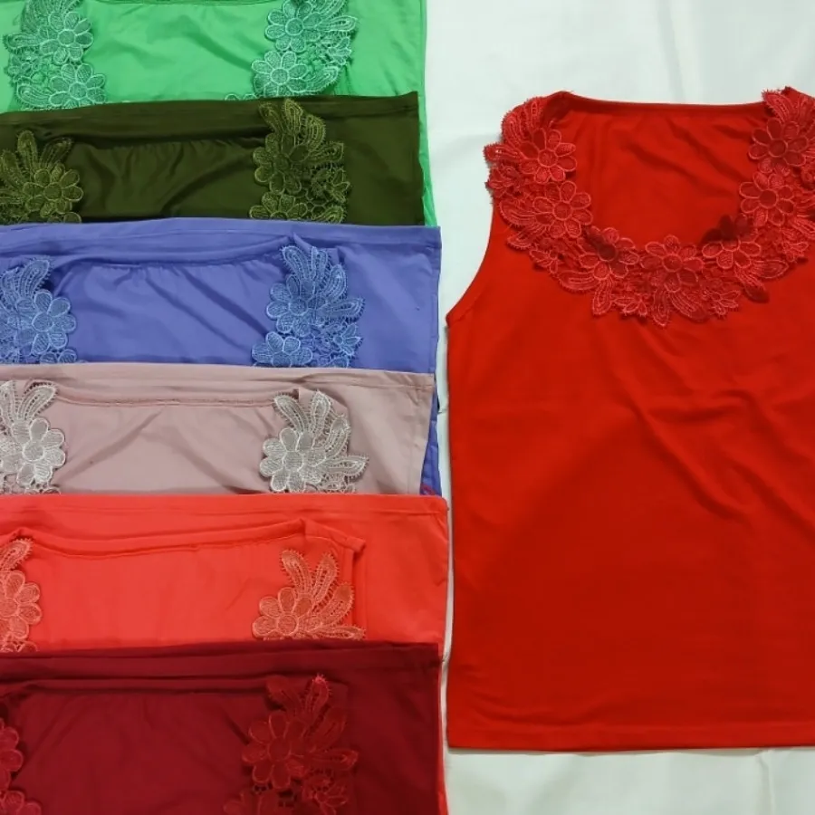 ست تاپ گیپوری و شلوارک