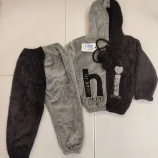 ست هودی شلوار تدی بچگانه