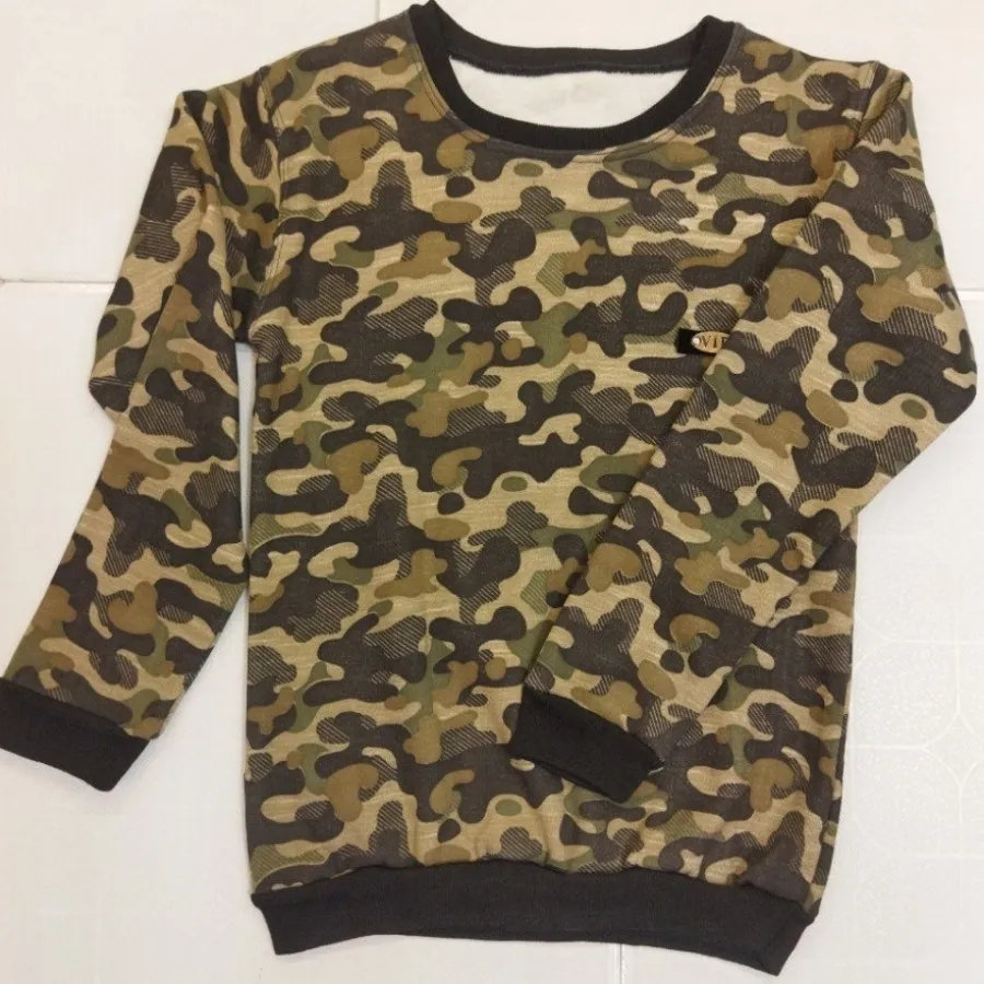 بلوز آستین بلند ارتشی