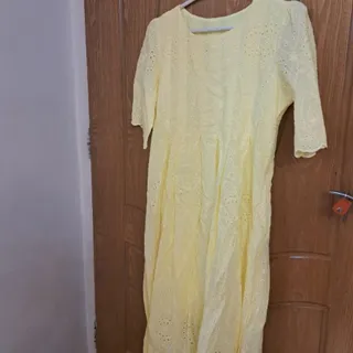 پیرهن نخی ماکسی نو