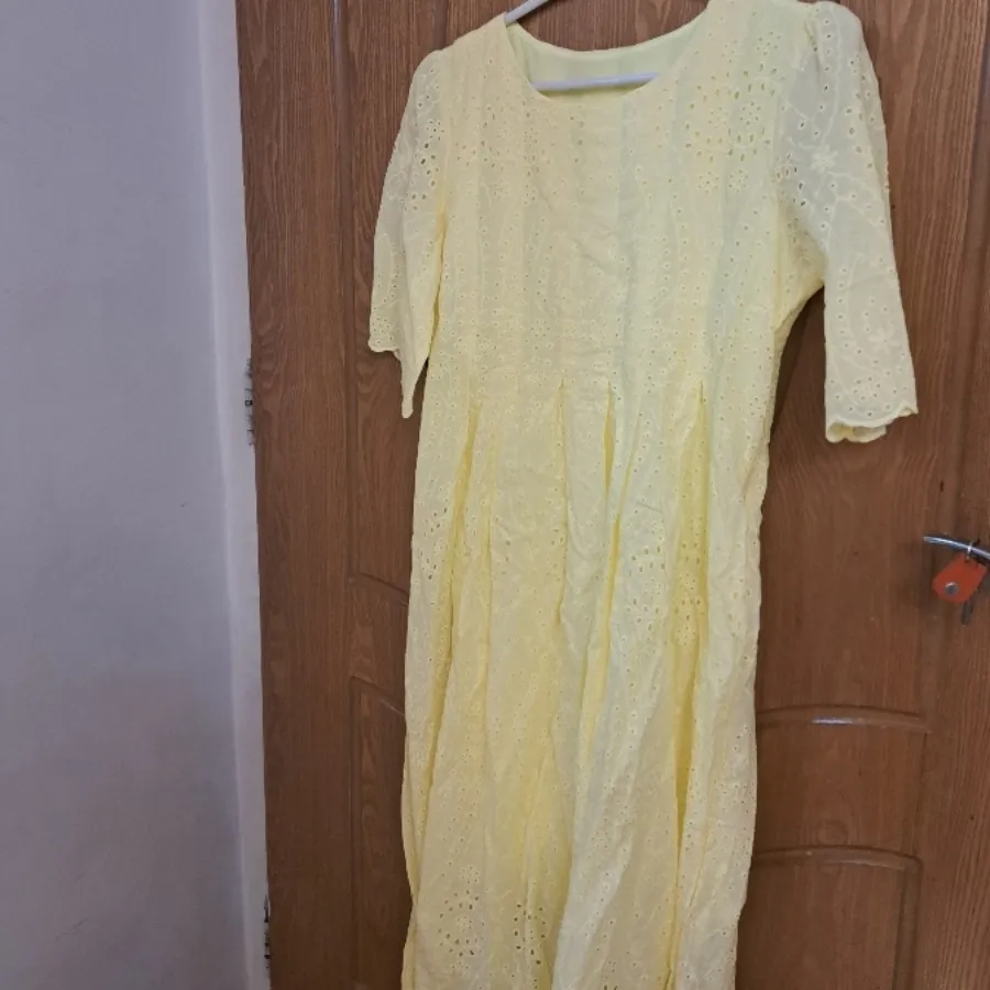 پیرهن نخی ماکسی نو