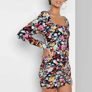 پیراهن گلگلی مخمل