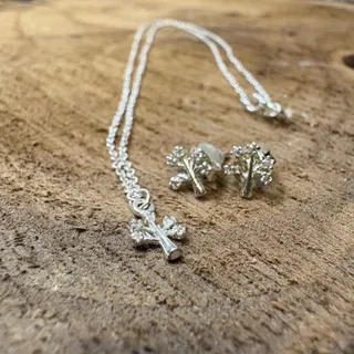 نیم ست نقره