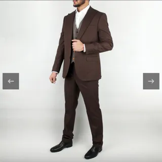 کت و شلوار مردانه قهوه ای