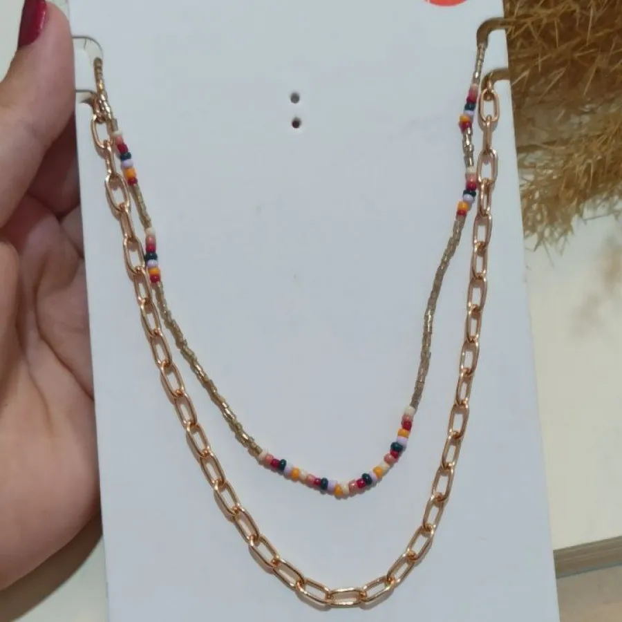2 عدد گردنبند با هم