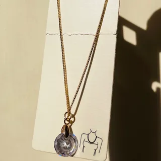 گردنبند با نگین سنگ