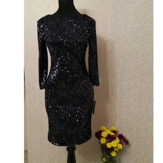 پیراهن تمام پولک پاییزی