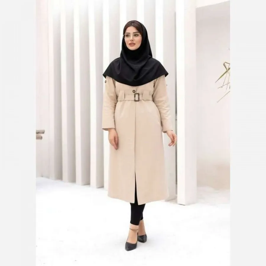 بارونی بلند زنانه مدل کمر