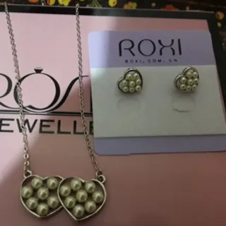 نیم ست مروارید و استیل