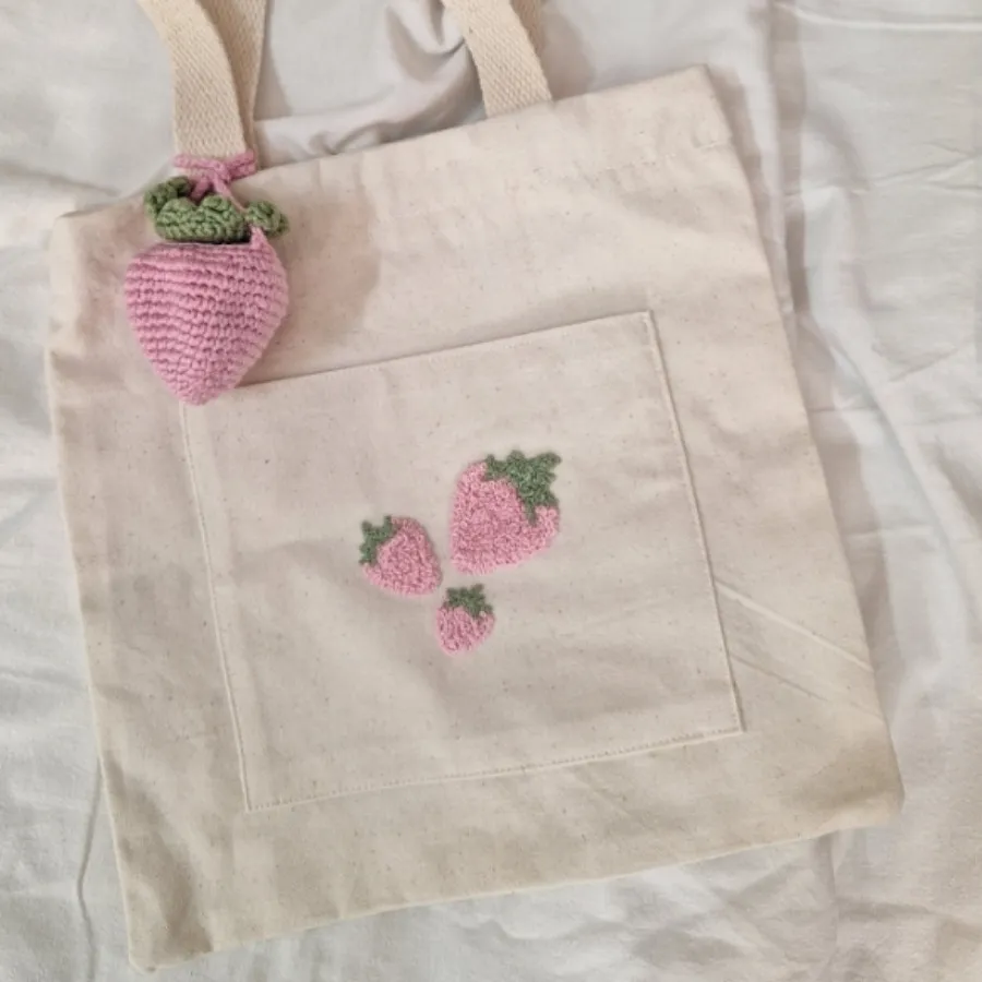 ساک طرح توت فرنگی