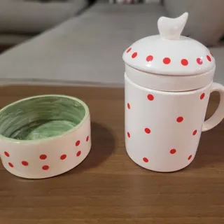 ست دمنوش و کاسه