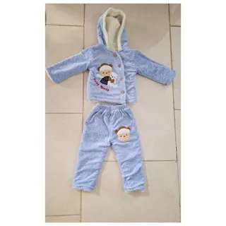 ست کاپشن و شلوار نوزادی