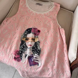 پیرهن کارشده حریر