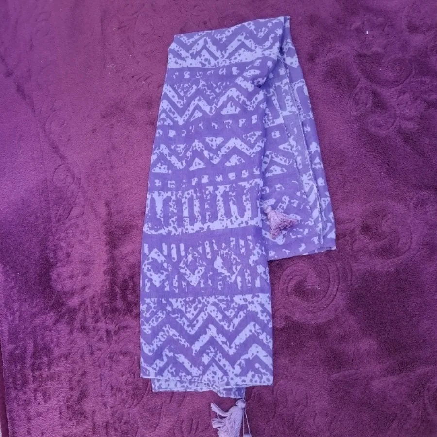 شال خوشرنگ یاسی