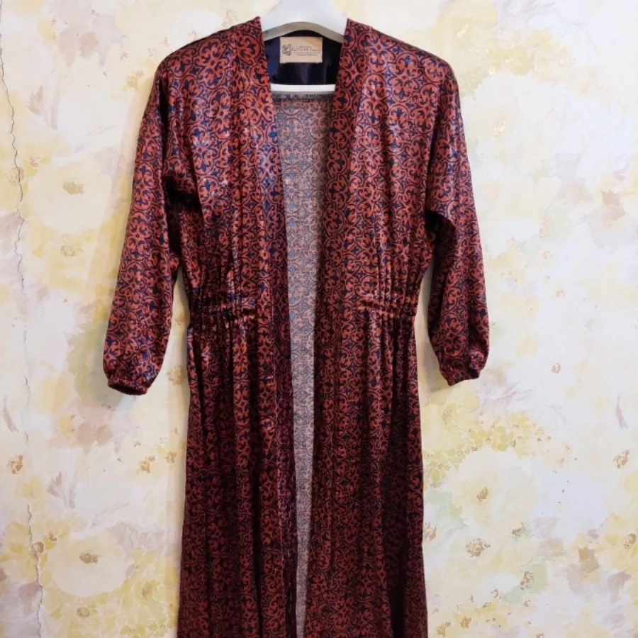 مانتو دارچینی خوشرنگ رویی