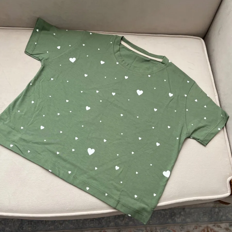 کراپ و شلوارک قلبی