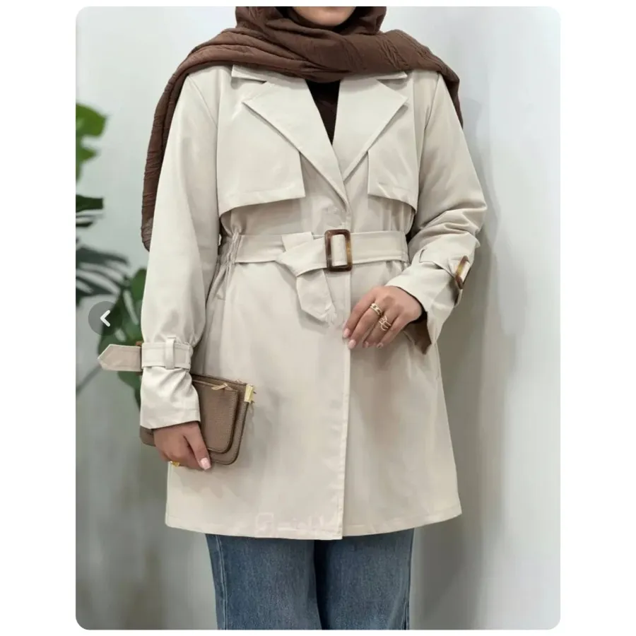 بارانی کرمی مزونی