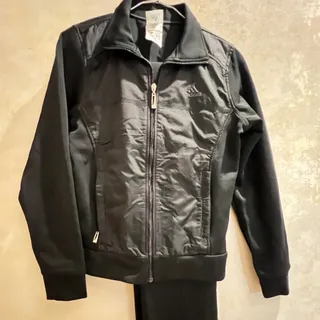 کاپشن و شلوار مشکی آدیداس