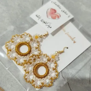 گوشواره گلابتونی