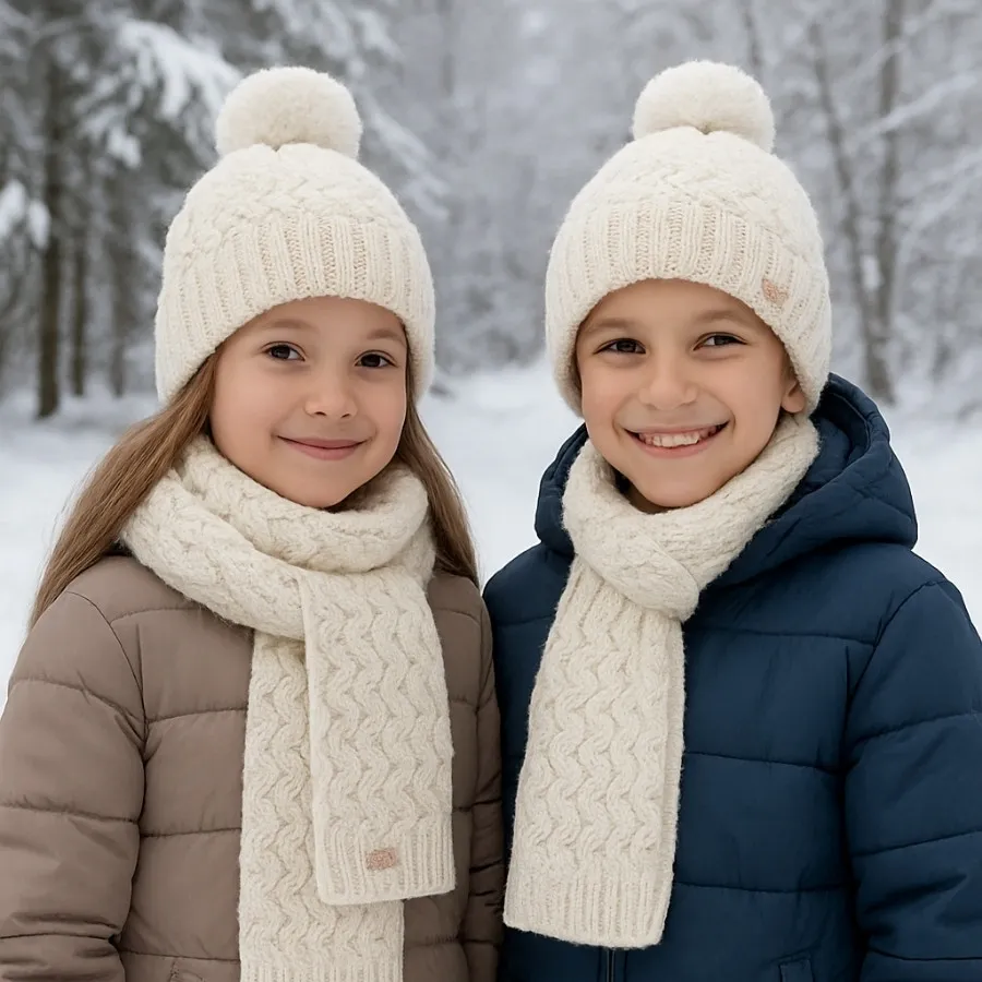 شال و کلاه بچگانه ترک