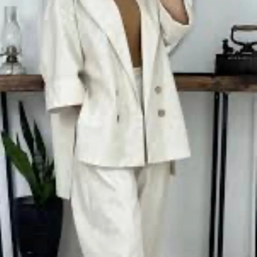 ست کت و شلوار کنفی زنانه