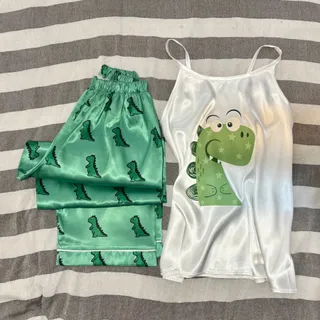 ست تاپ و شلوار ساتن