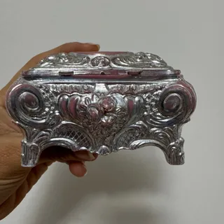 جعبه جواهر نقره ای