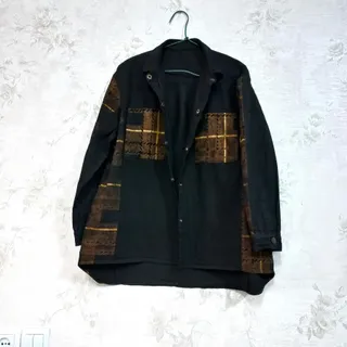 شومیز مانتویی ضخیم کتان