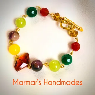 دستبند سنگ دستساز