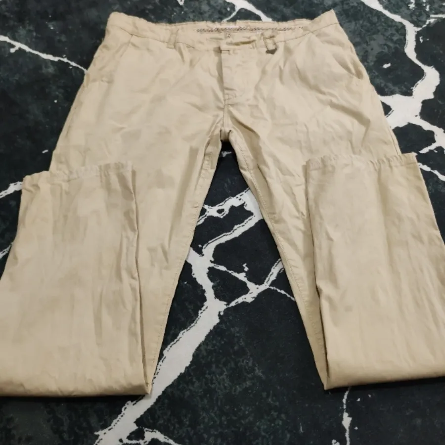 شلوار کتان کبریتی کاغذی